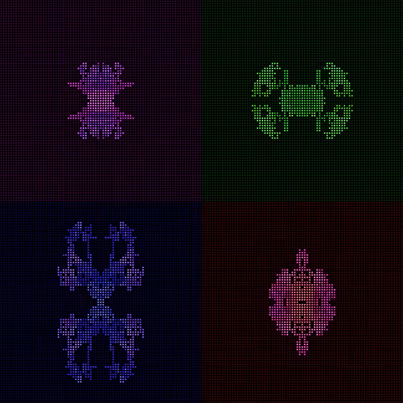 Dither Creatures 2x2 #26