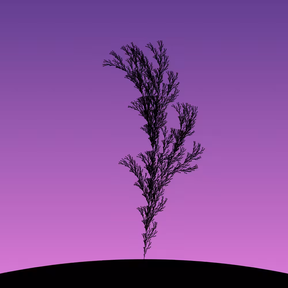 Fractal-Lsystem Tree #125