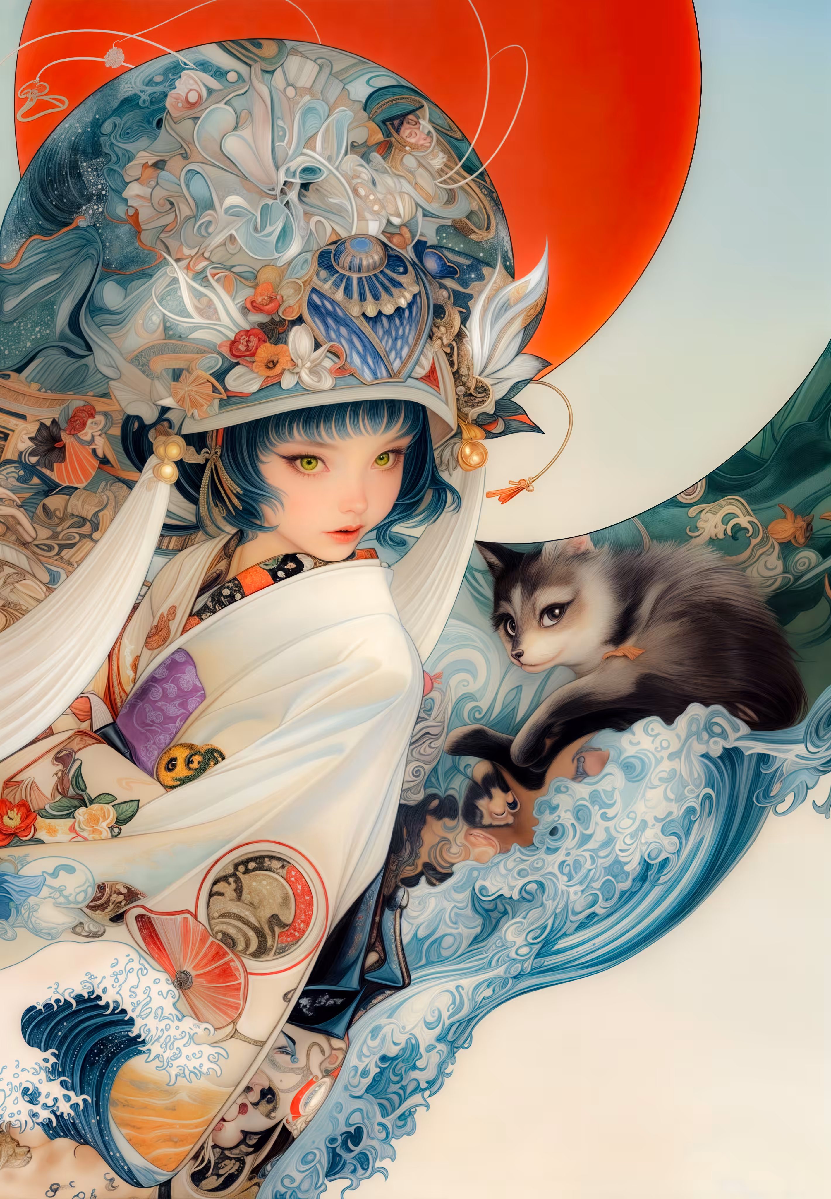 The Princess and Her Cat