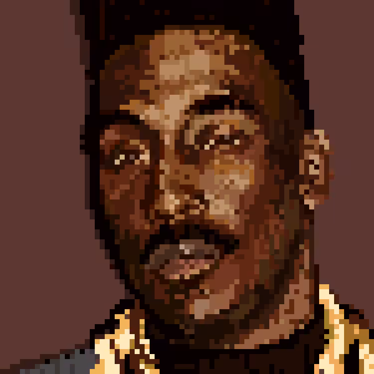Big Daddy Kane Pixel Art