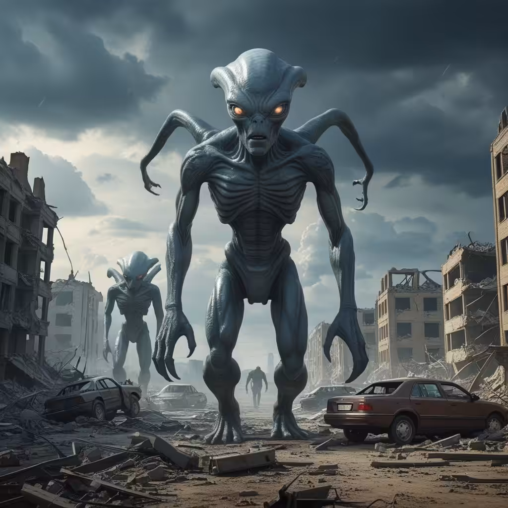 collection: War between humans and aliens