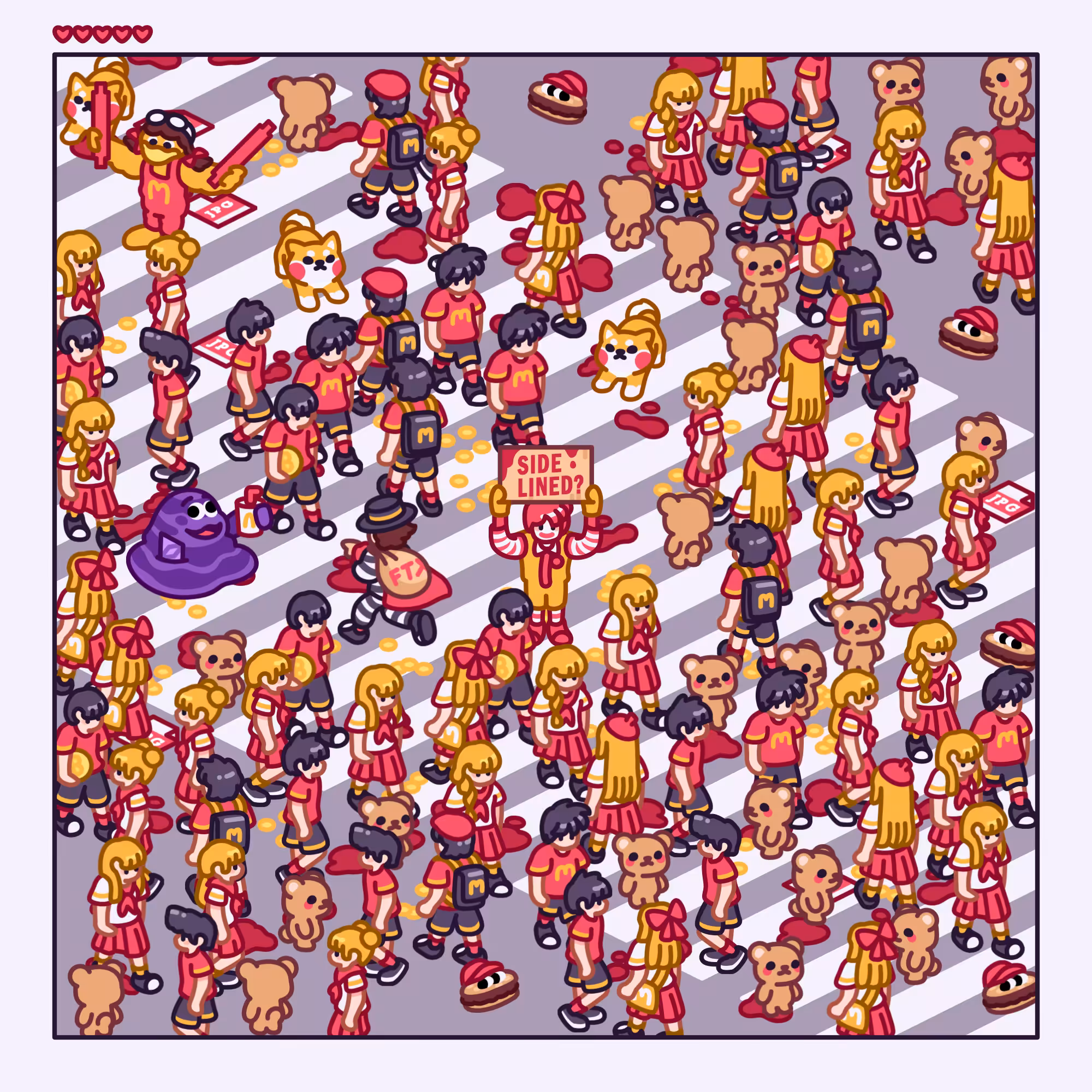 there's blood in the streets. (26)