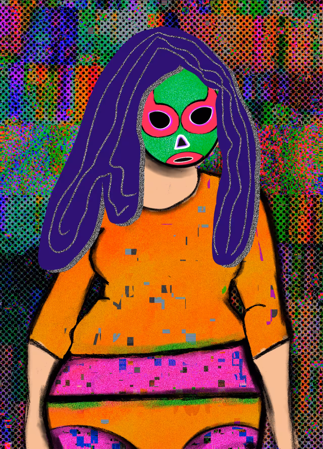 NFT luchadora #127