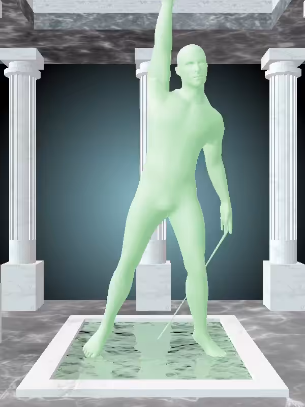 HeavenComputer: The Jazzy Normie Green Man #5287