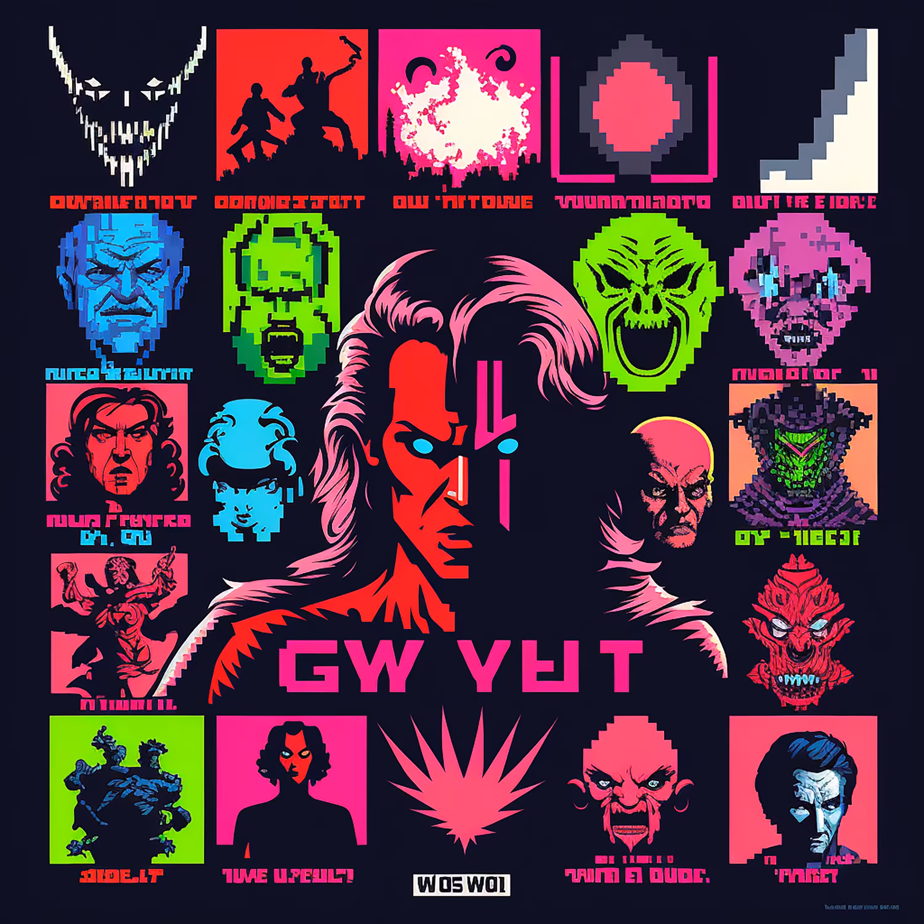 Pixel Game Posters #28