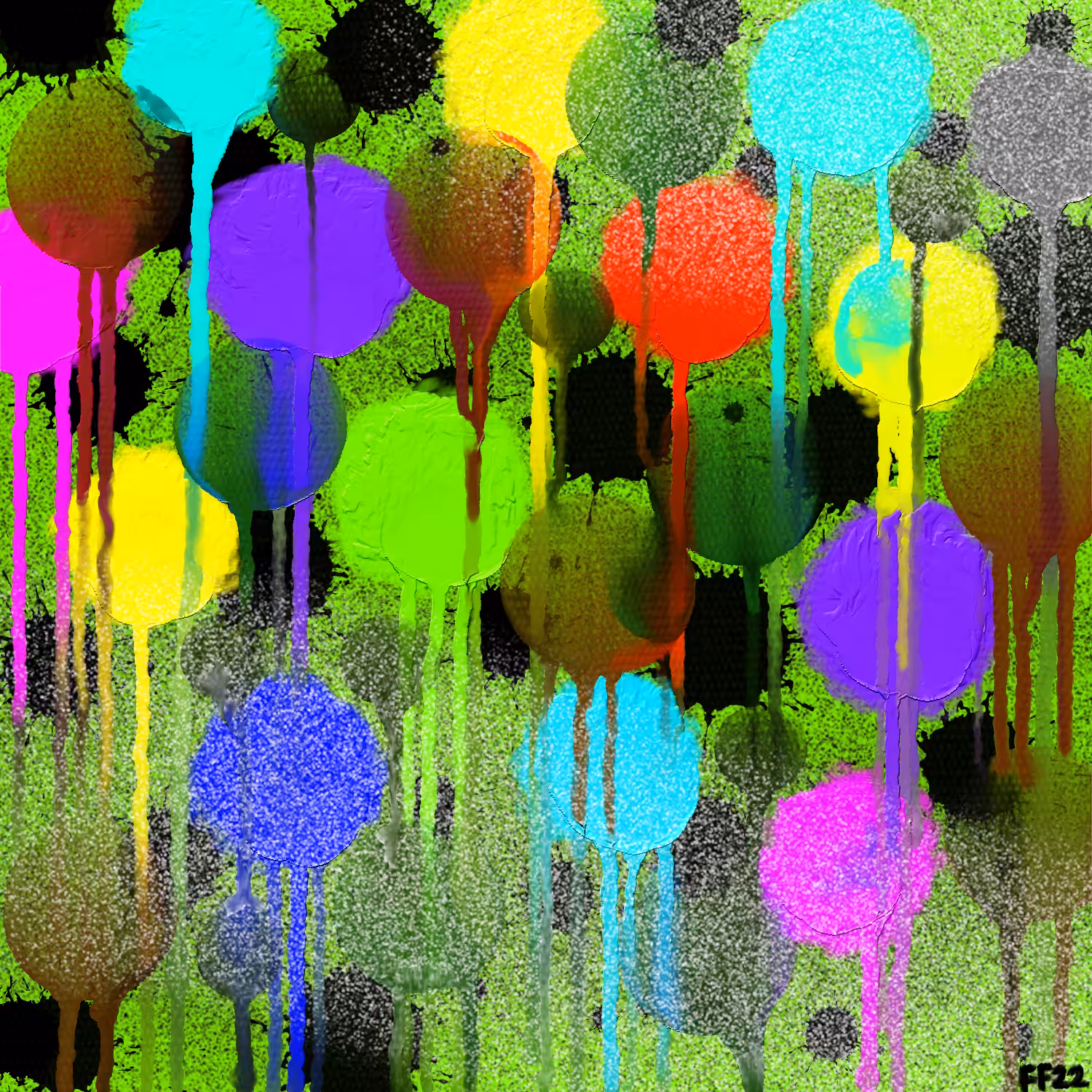 The Lloyds Collection: Abstract Splatter #9