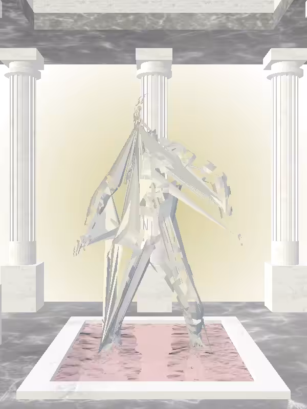 HeavenComputer: The Fragmented Dancing Mossy Champagne Man #6596