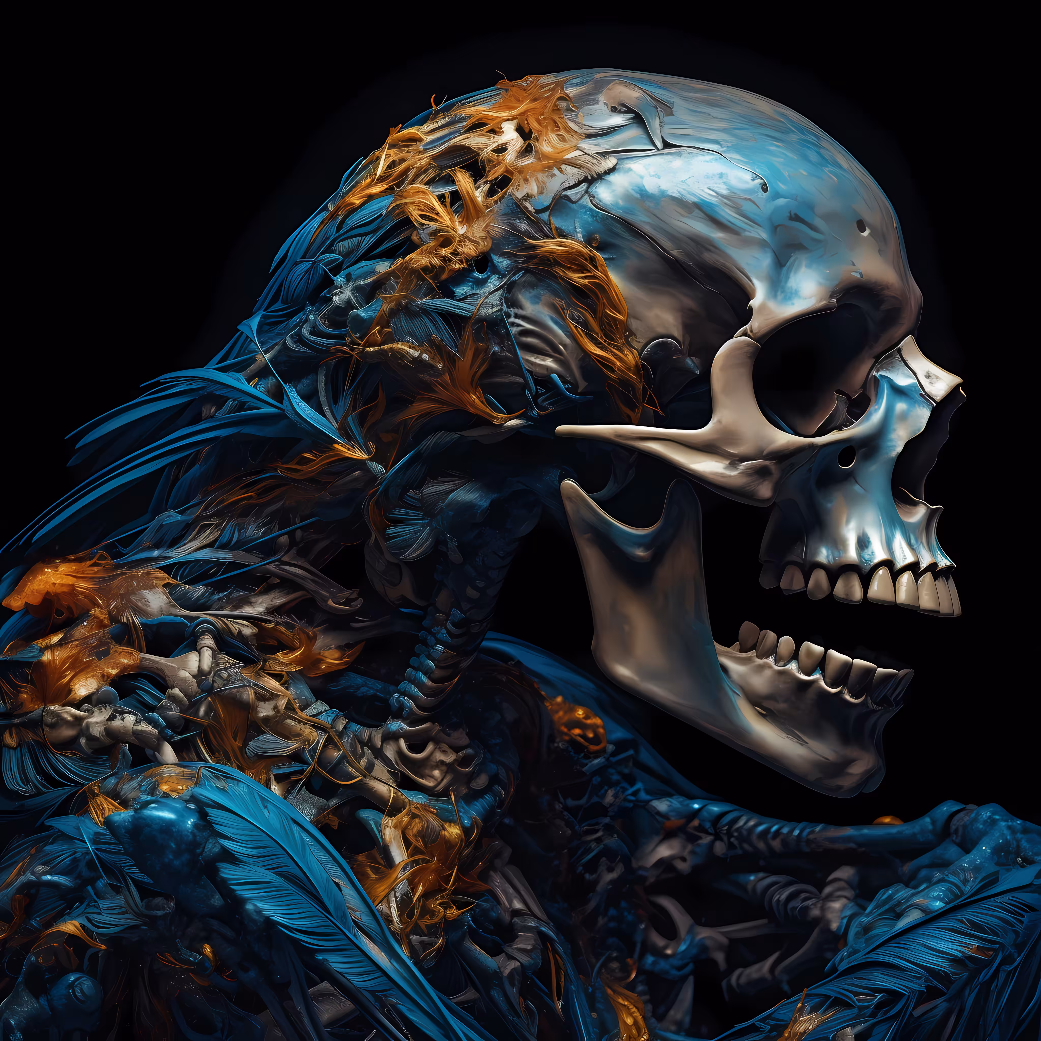 Death and the Blue Bird