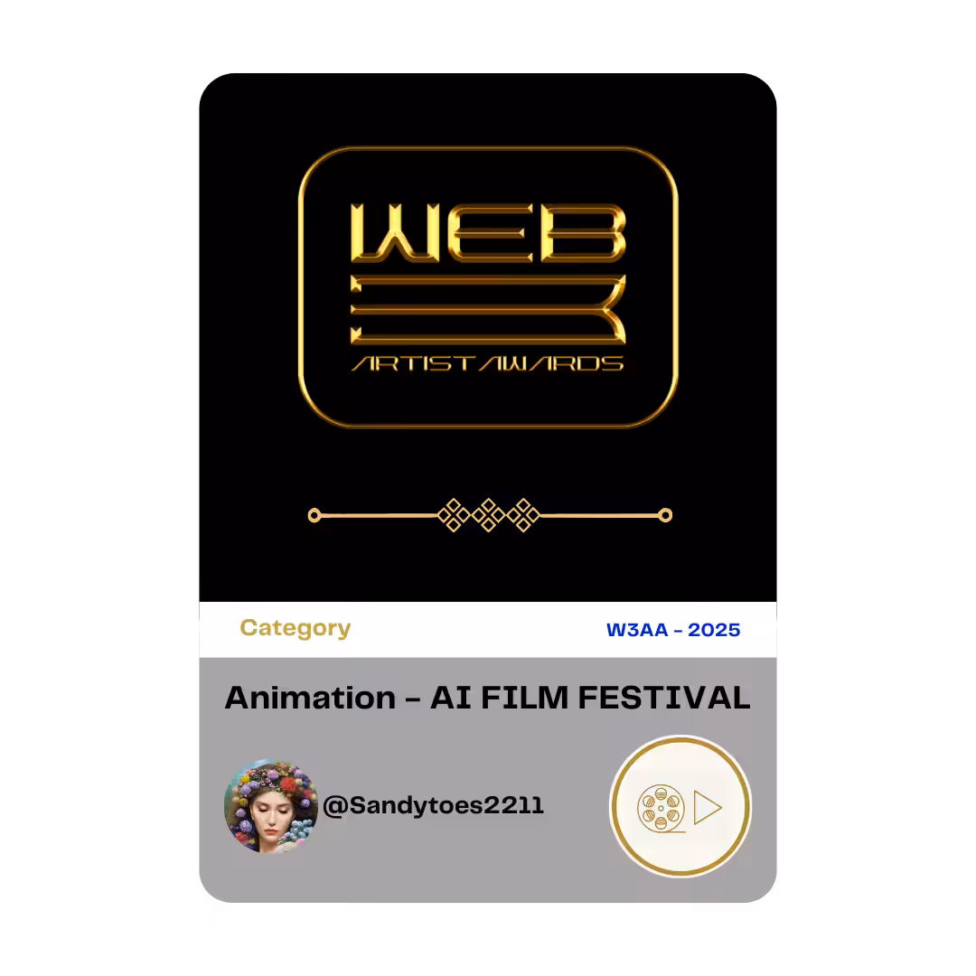 Award 10 - AI Film Festival - @Sandytoes2211