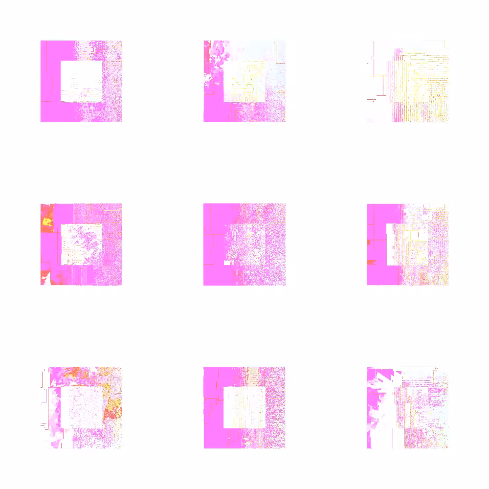 Ethereal Glitched Quadrangles #6