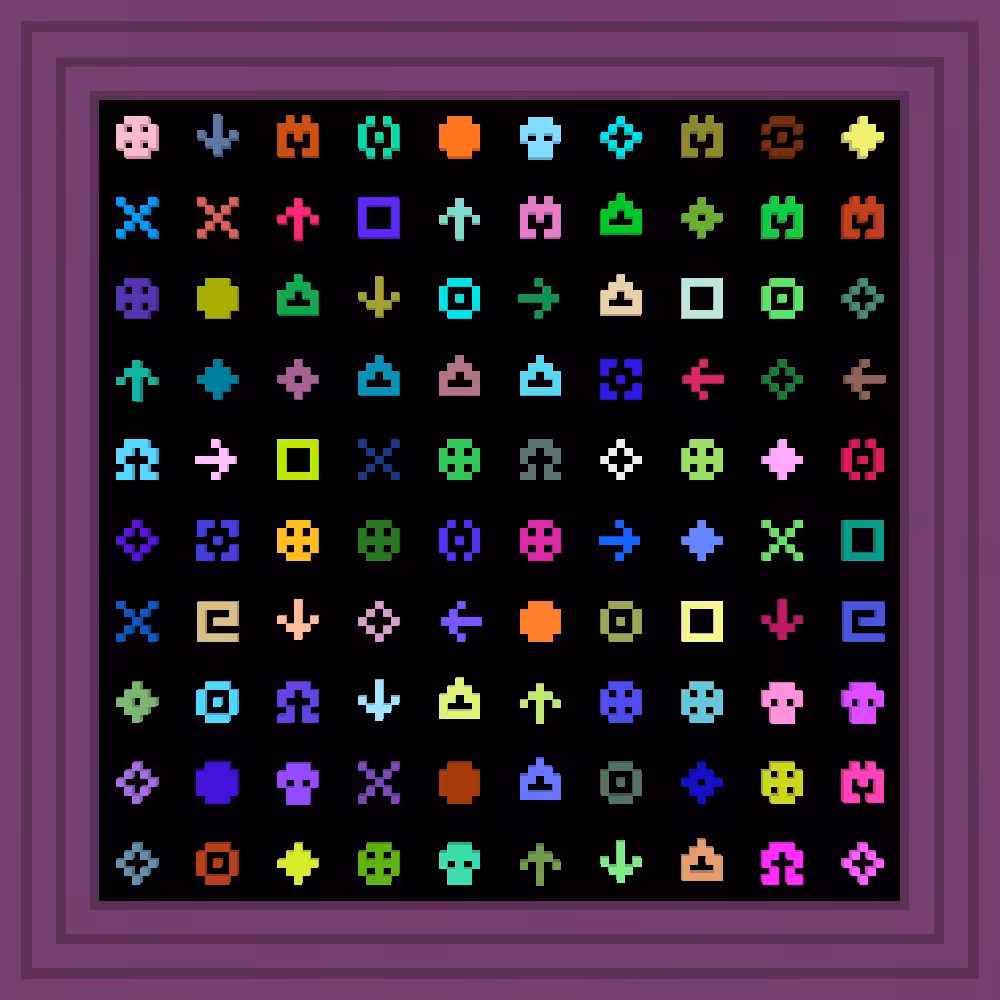 My Milkshake Brings All The Boys To The Yard :: Procedural Symbols #328/1000
