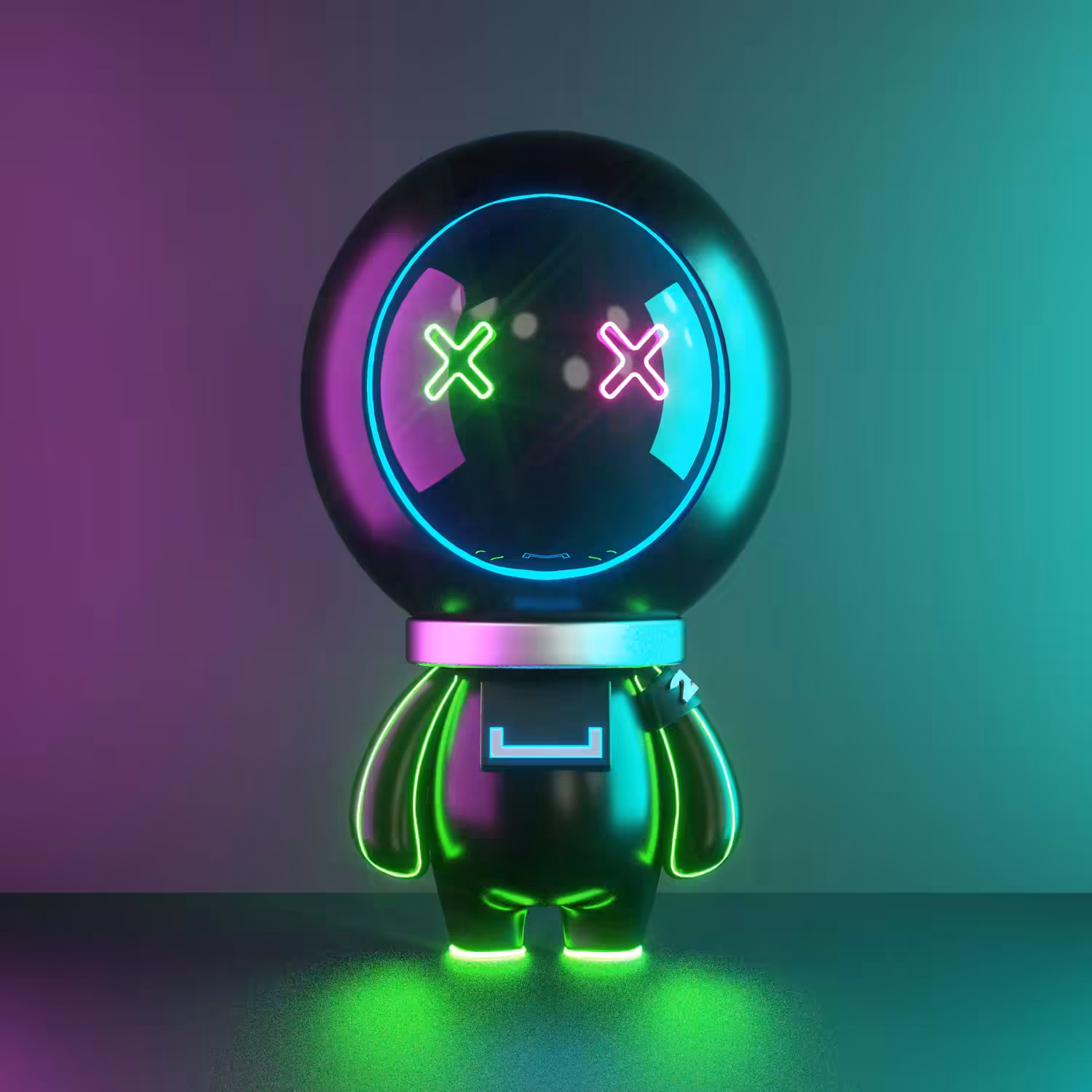 Astronaut #25 Neon