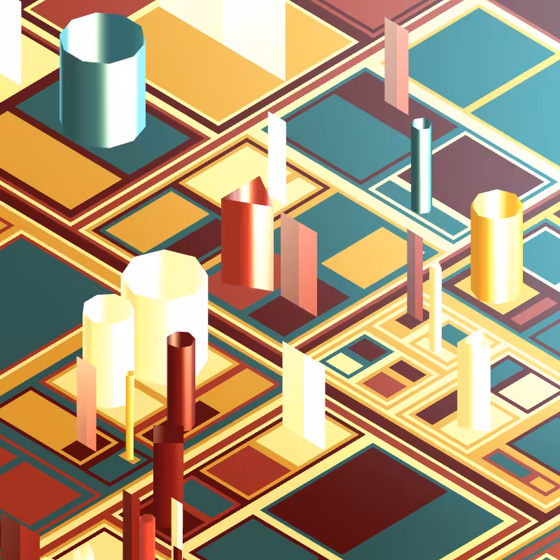 Geometric city #128