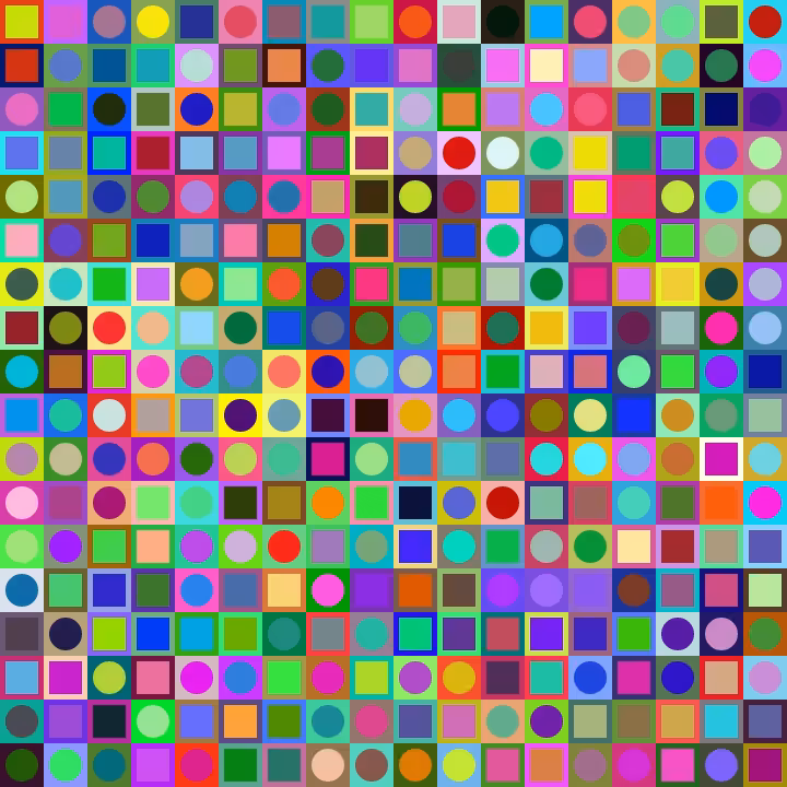 Square Dot Composition #209