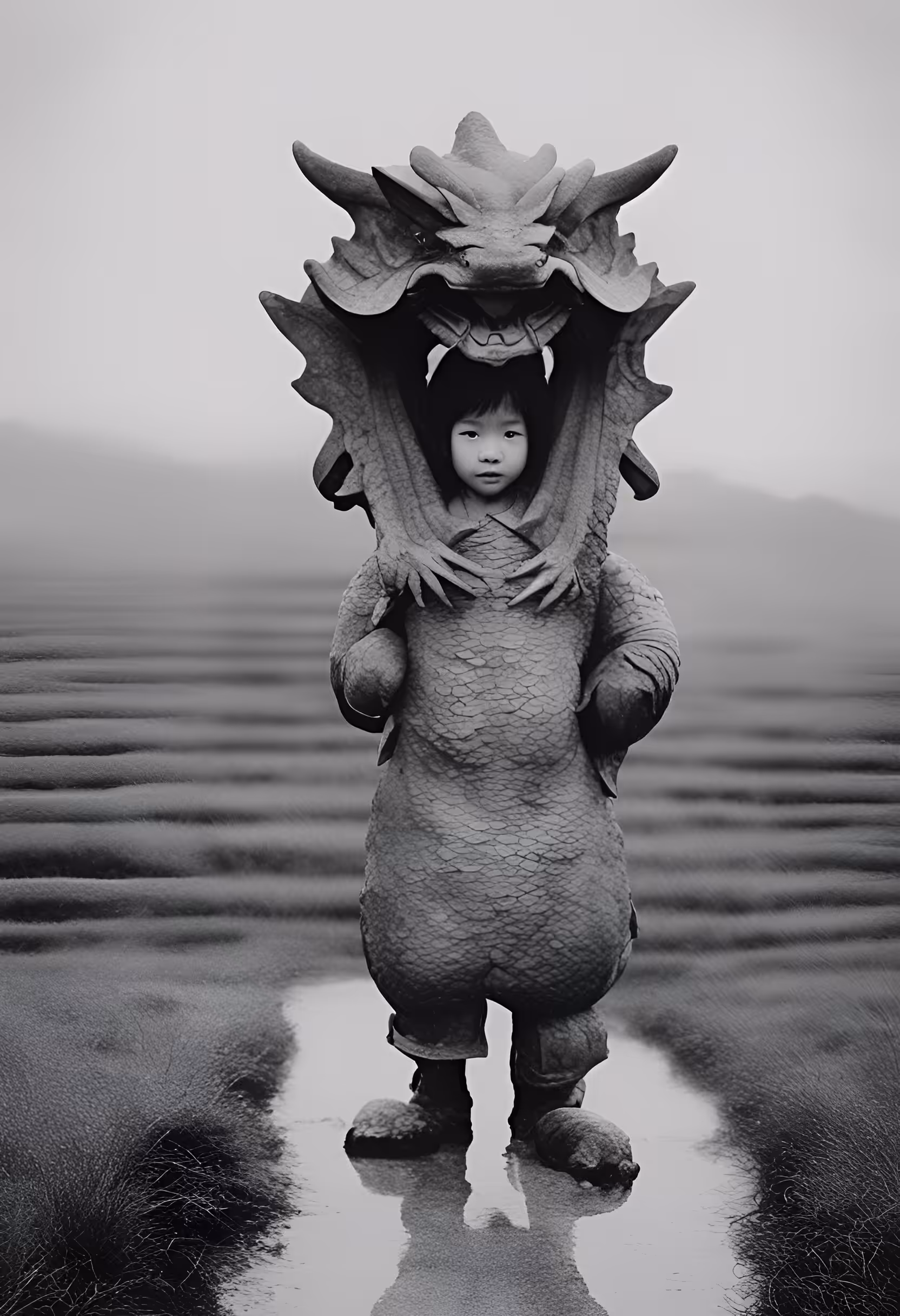 Shang Yang: The Rain Bird: Image Generated by Caballero's Poem #1