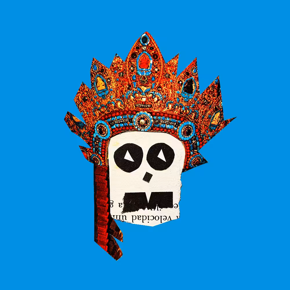 Paper Dudez: Ancient Skull Dude