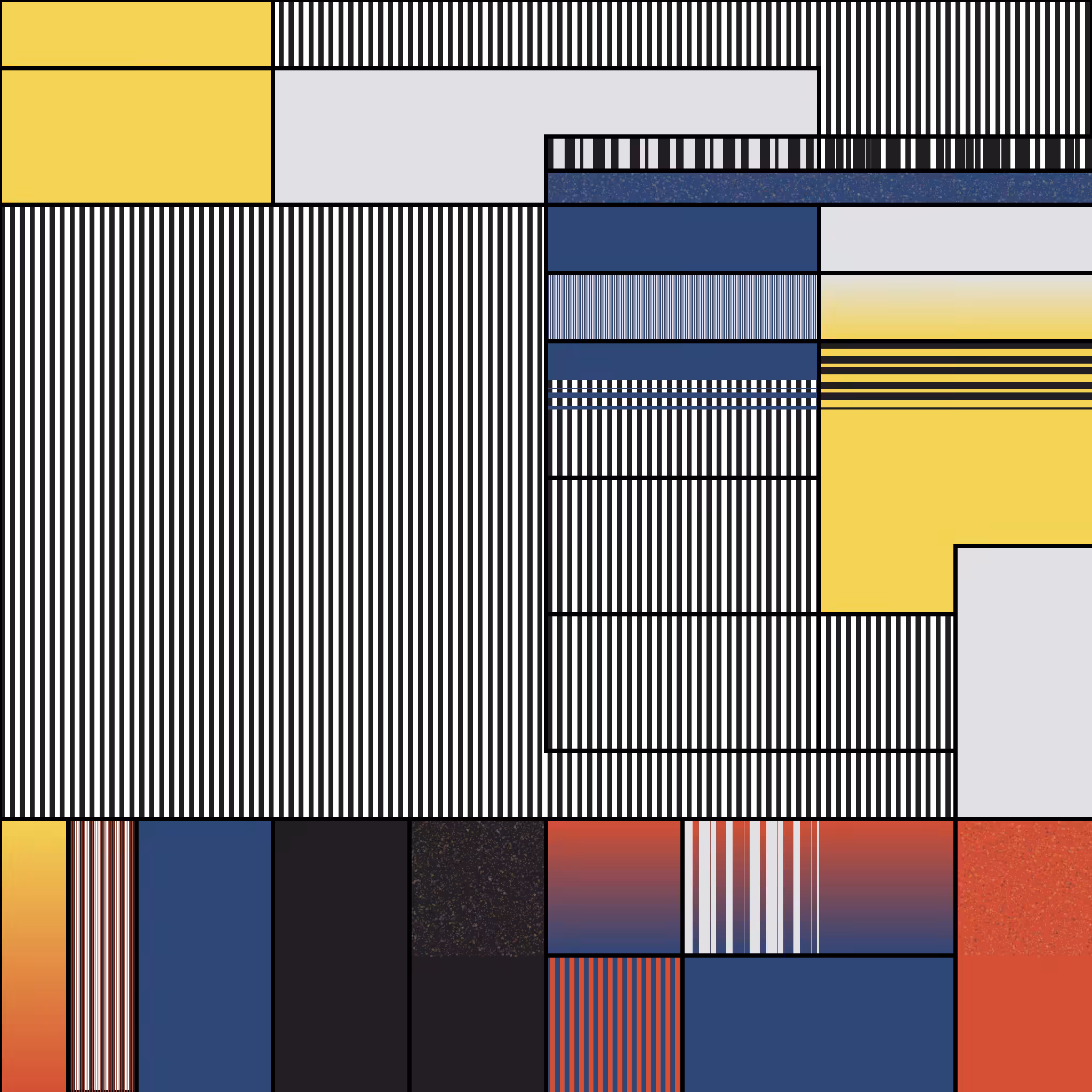 Agricultural Landscapes - Mondrian Edition #19