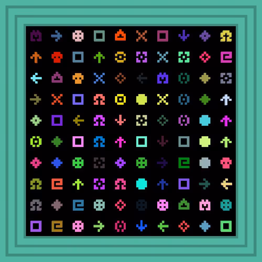 123 abc do re me baby you and me! :: Procedural Symbols #208/1000