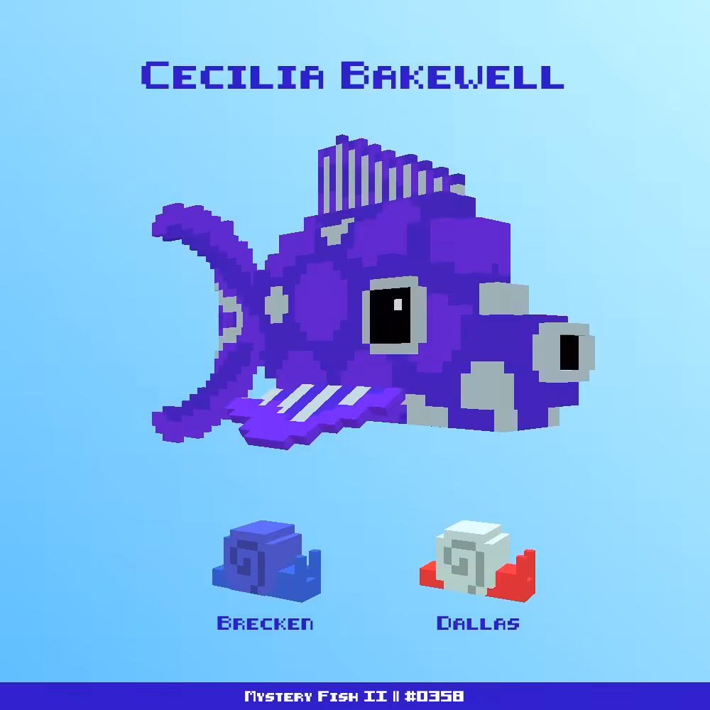 Cecilia Bakewell :: Mystery Fish 0358/1000