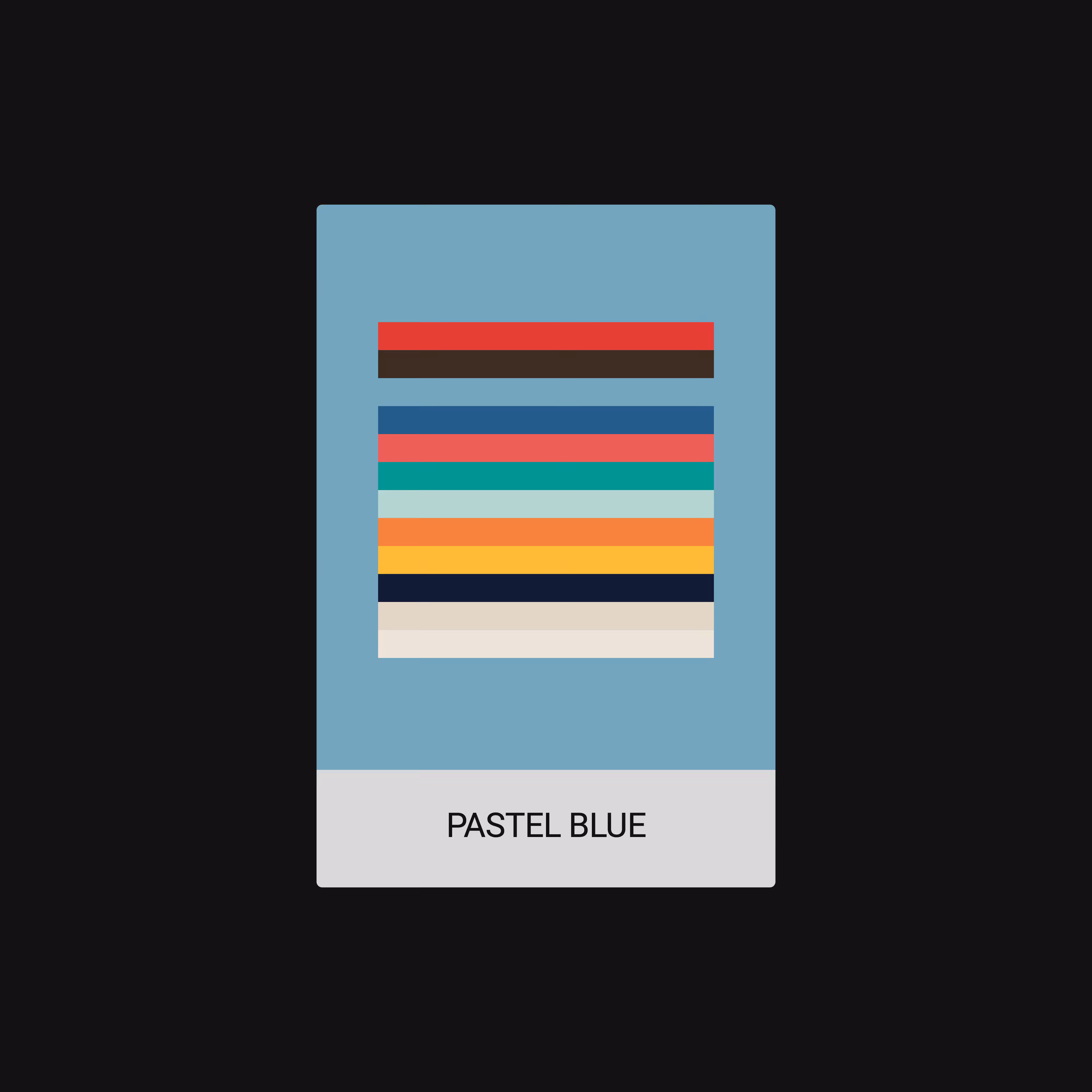 PASTEL BLUE (COLOR) [ART CARDZ]