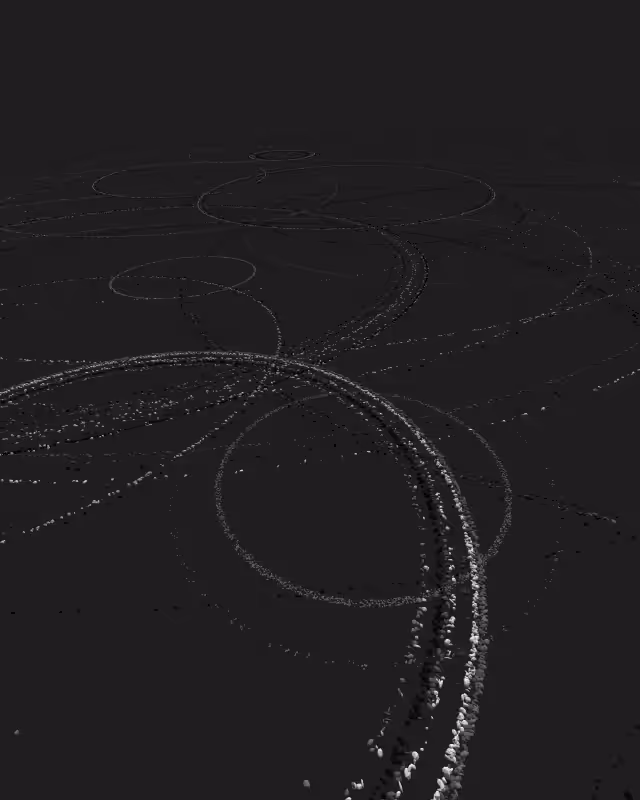 circle drops - 'the passenger' sketches #210