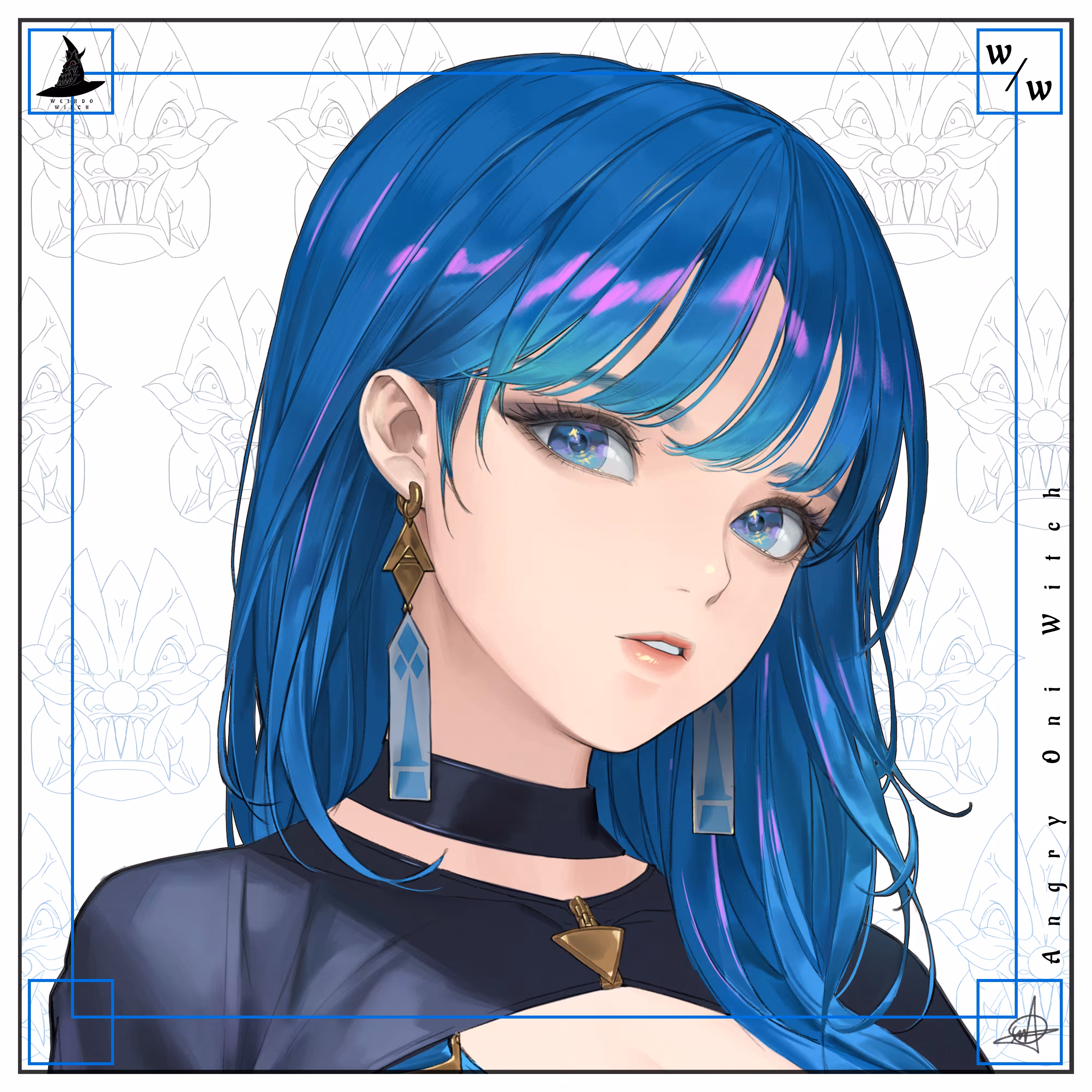 Angry Oni Witch PFP