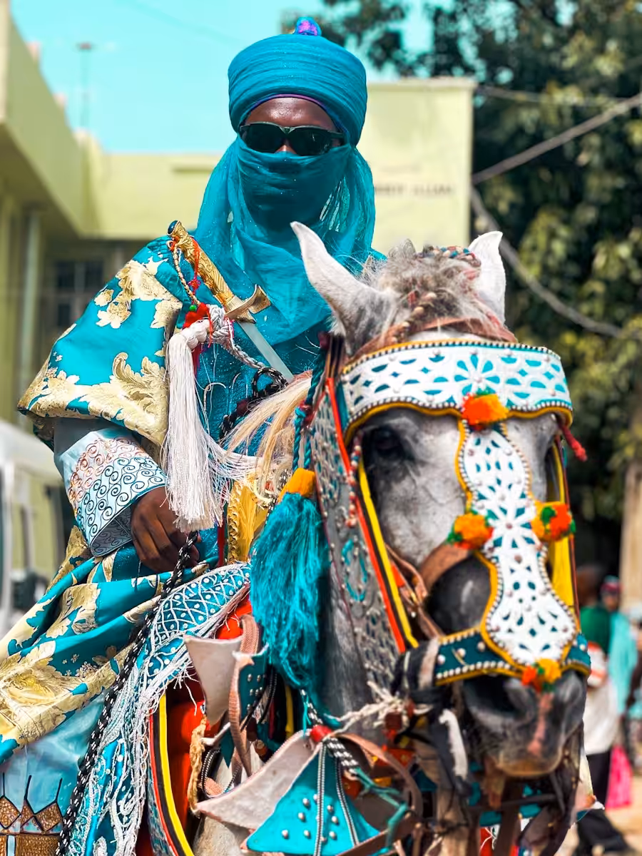 The Horseman in Blue