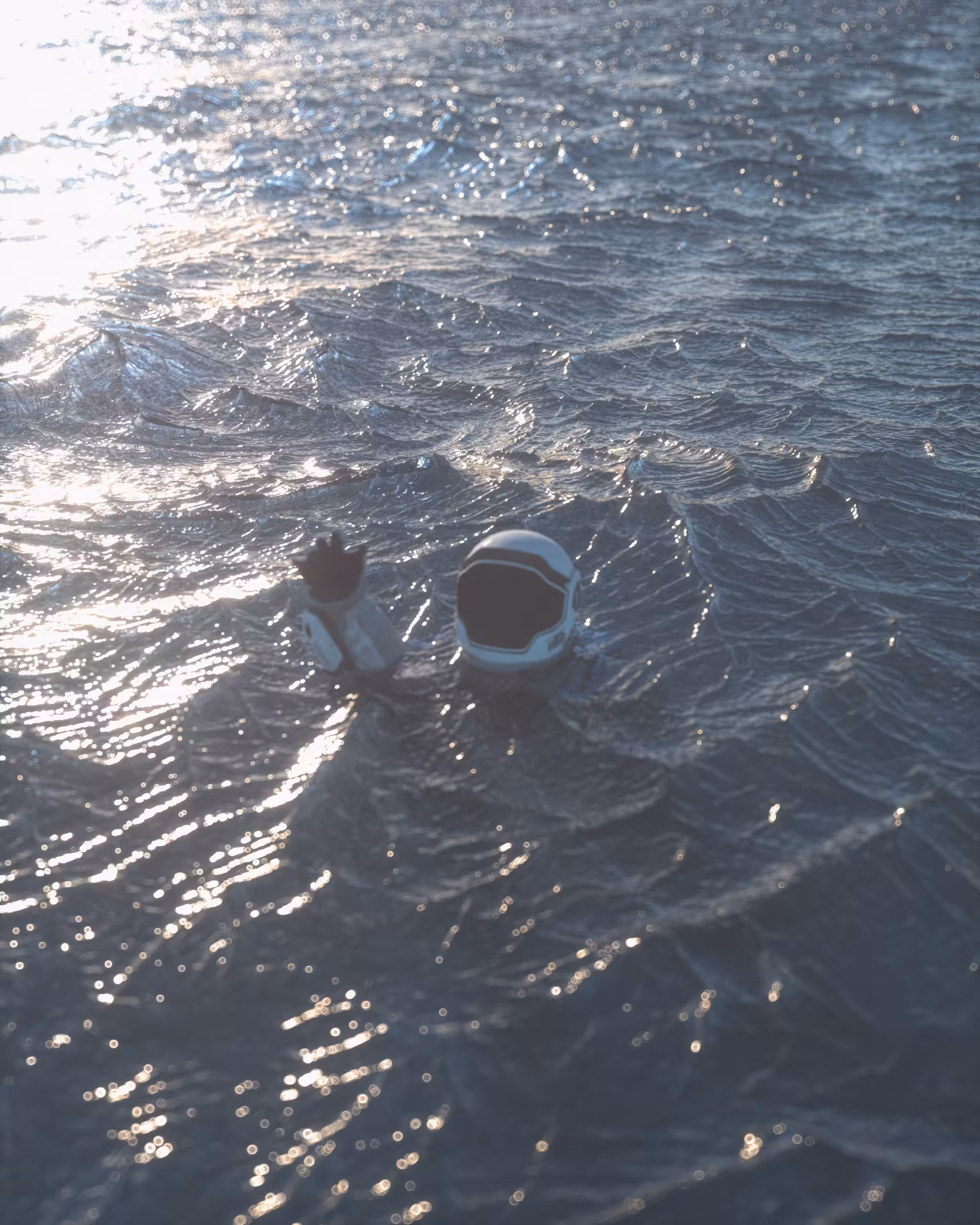 Astronaut in the ocean