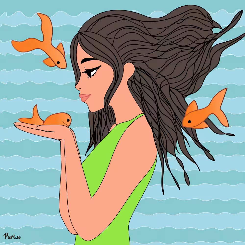calm as a fish
