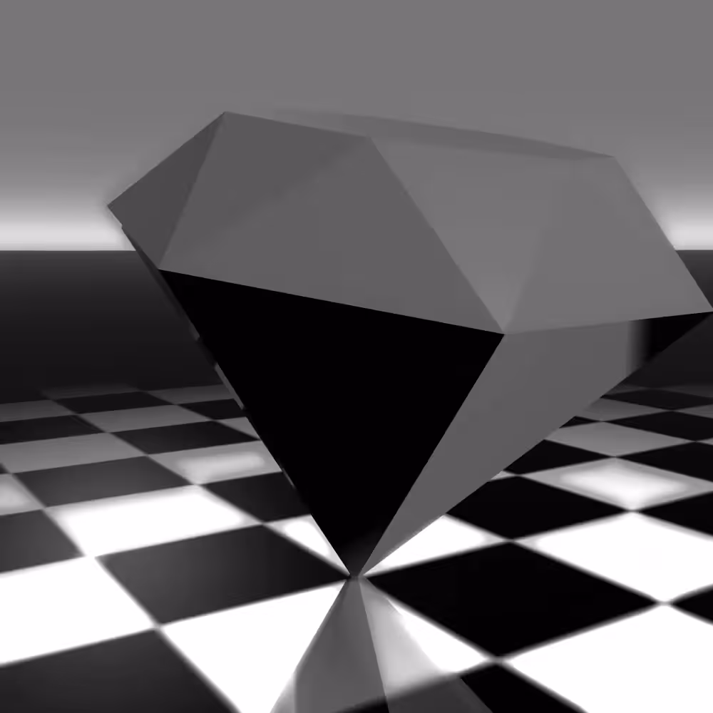 Surreal Spinning Diamond