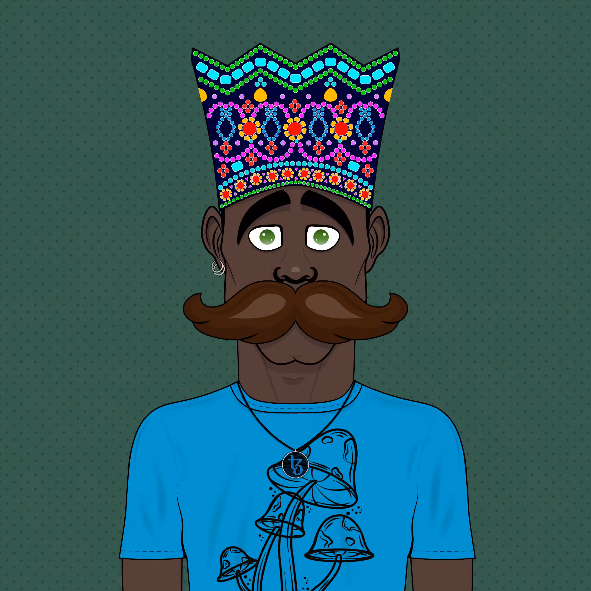 Mustachioed #77