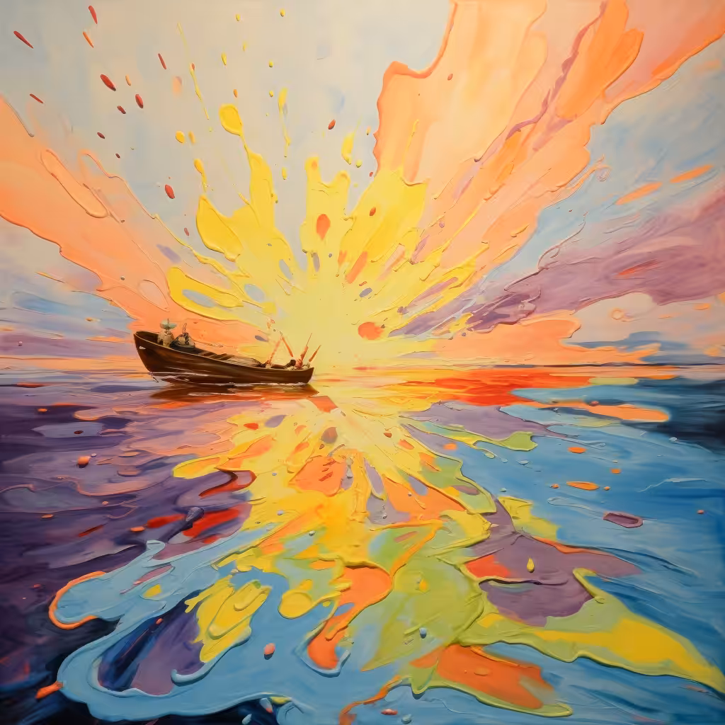 Places to BE.  : Sailing to the light and colours