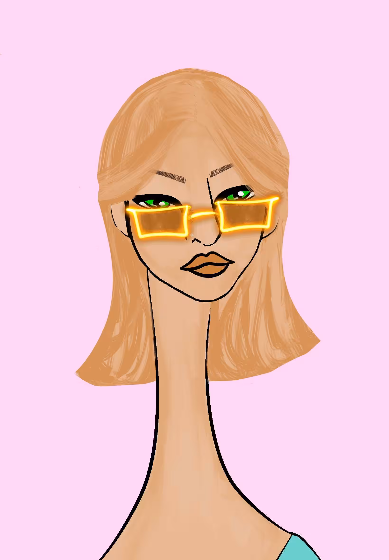 Long Neckie Ladies: Long Neckie Lady #2586