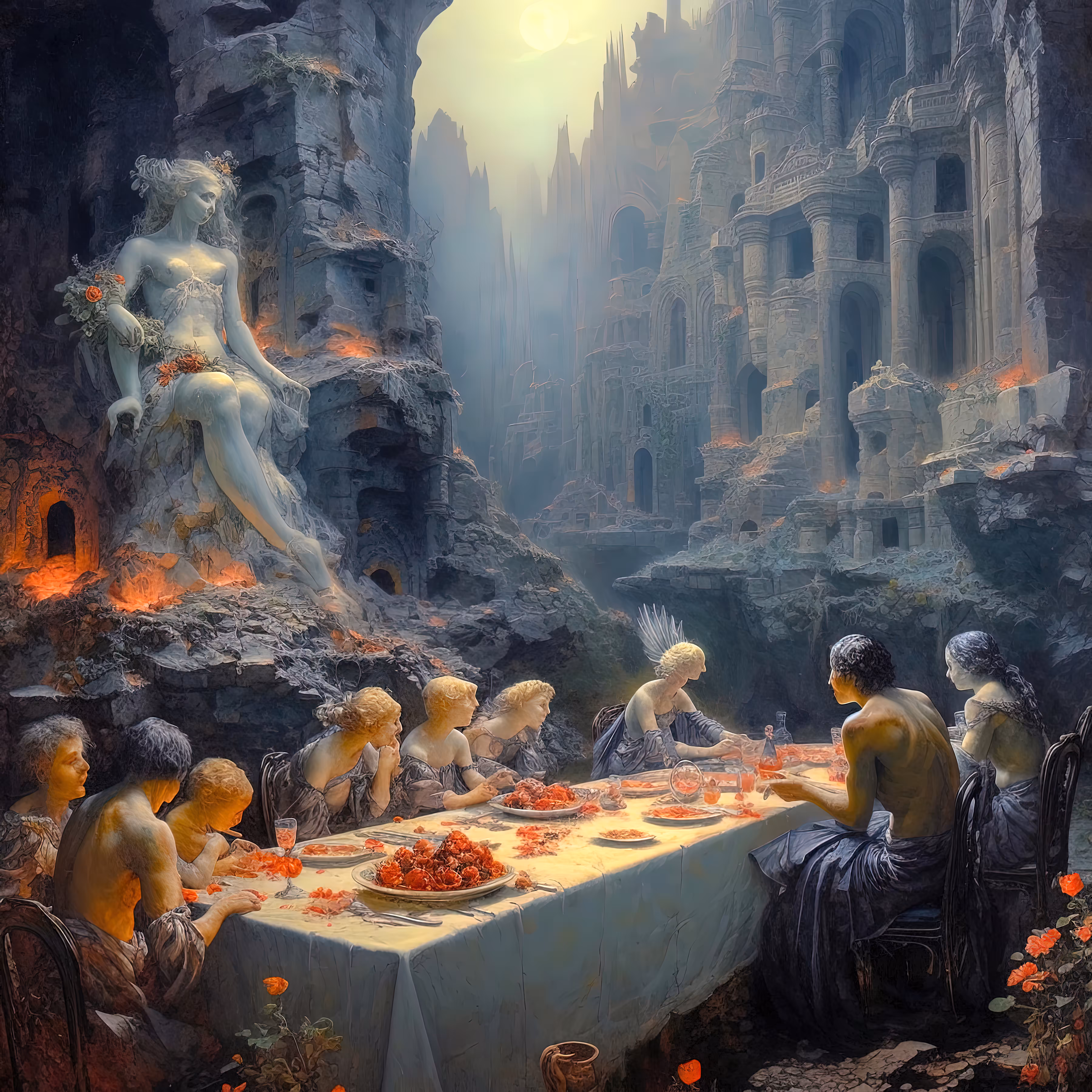 A FEAST IN THE RUINS