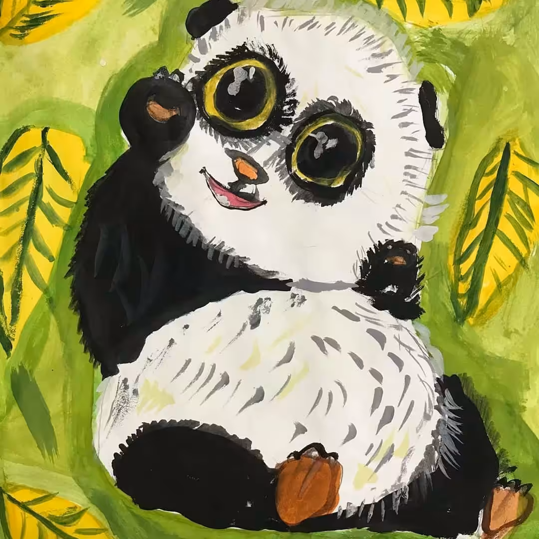 Funny panda