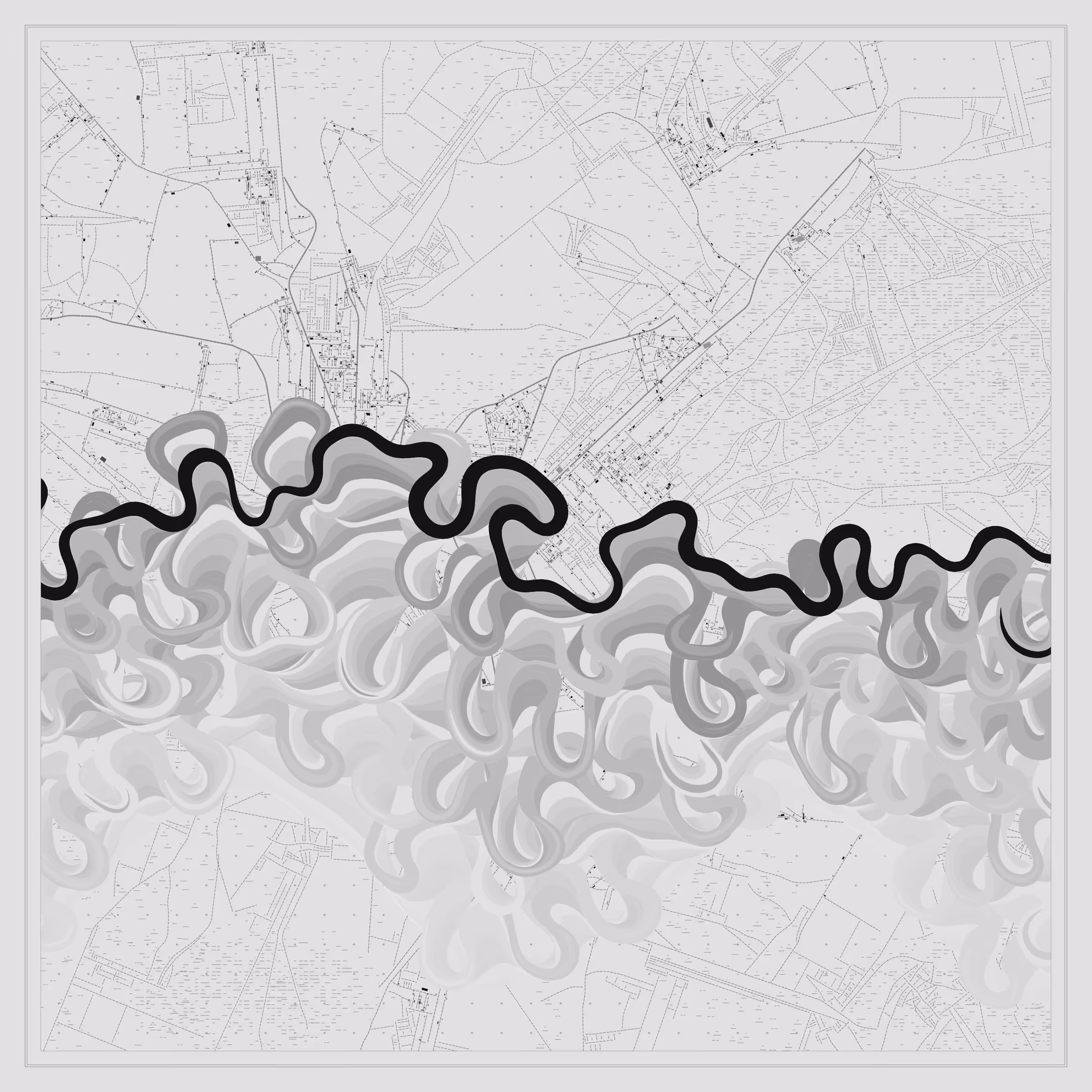Ancient Courses of Fictional Rivers #297