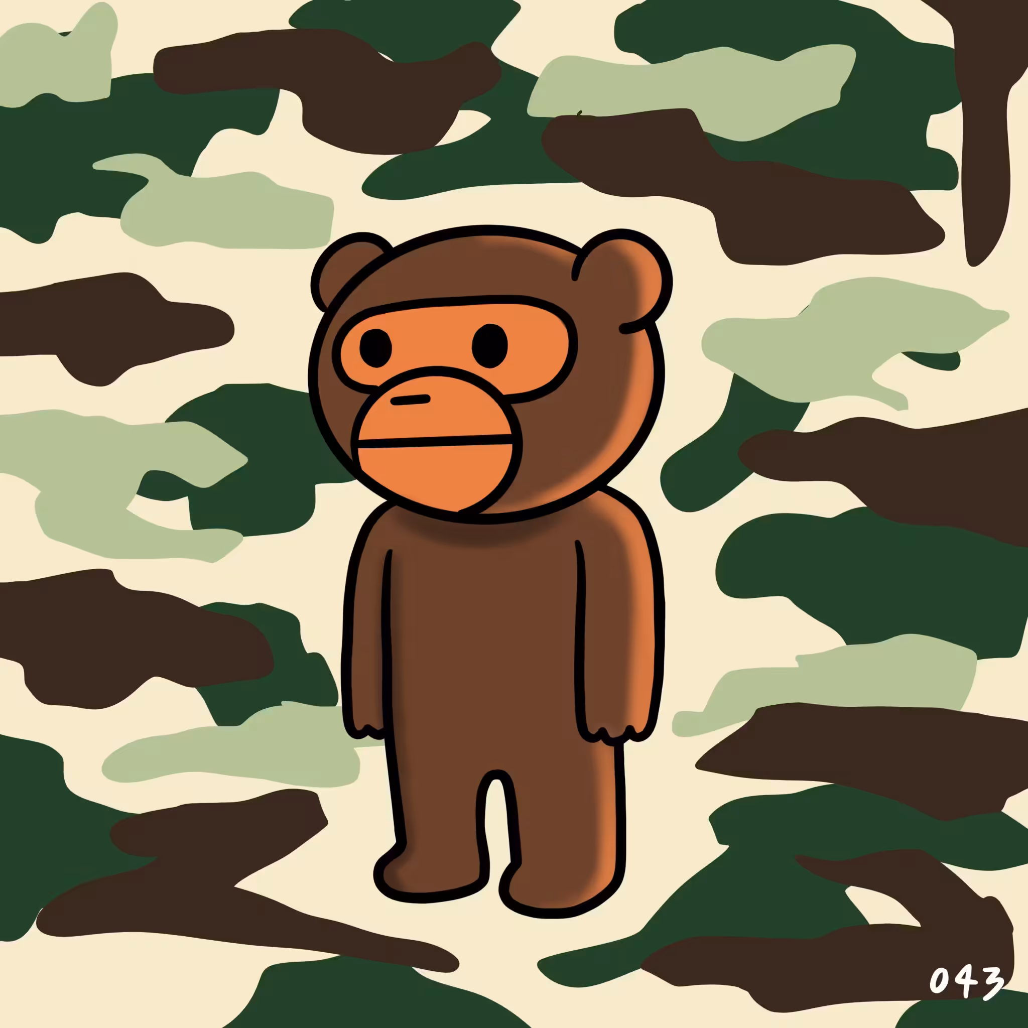 Calm bear#43