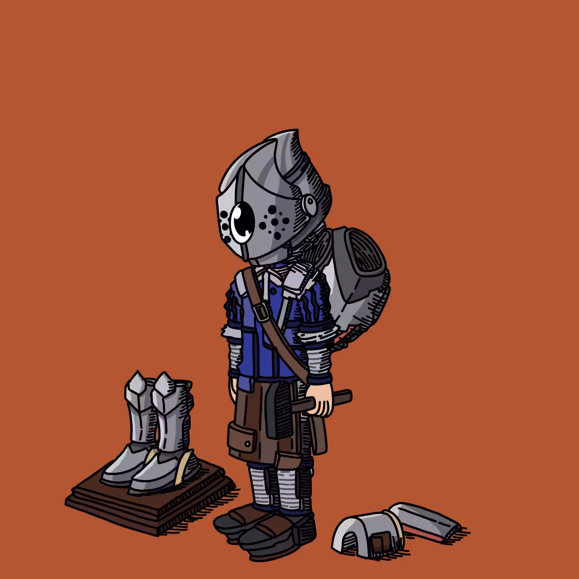 One eyed guys: Armourer OEG