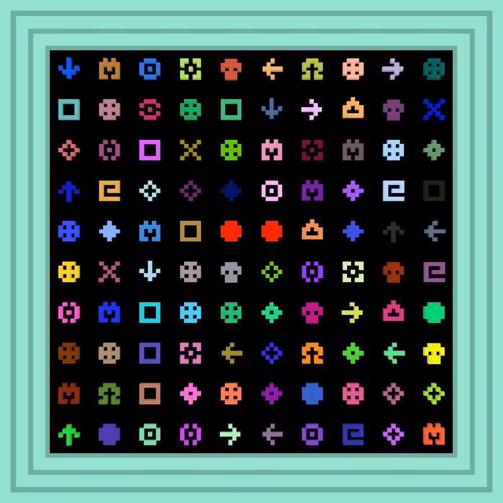 TEZOS :: Procedural Symbols #159/1000