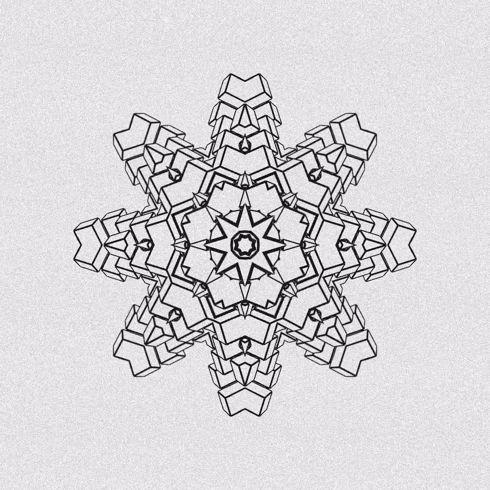 Monochrome Kaleido #25