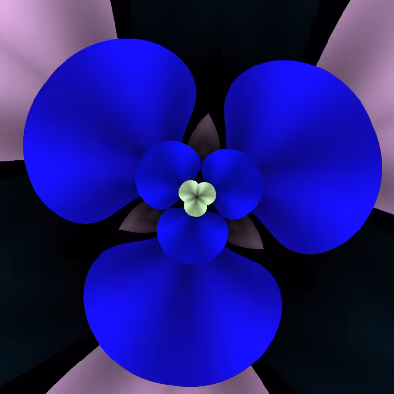 Fractal Flower #133