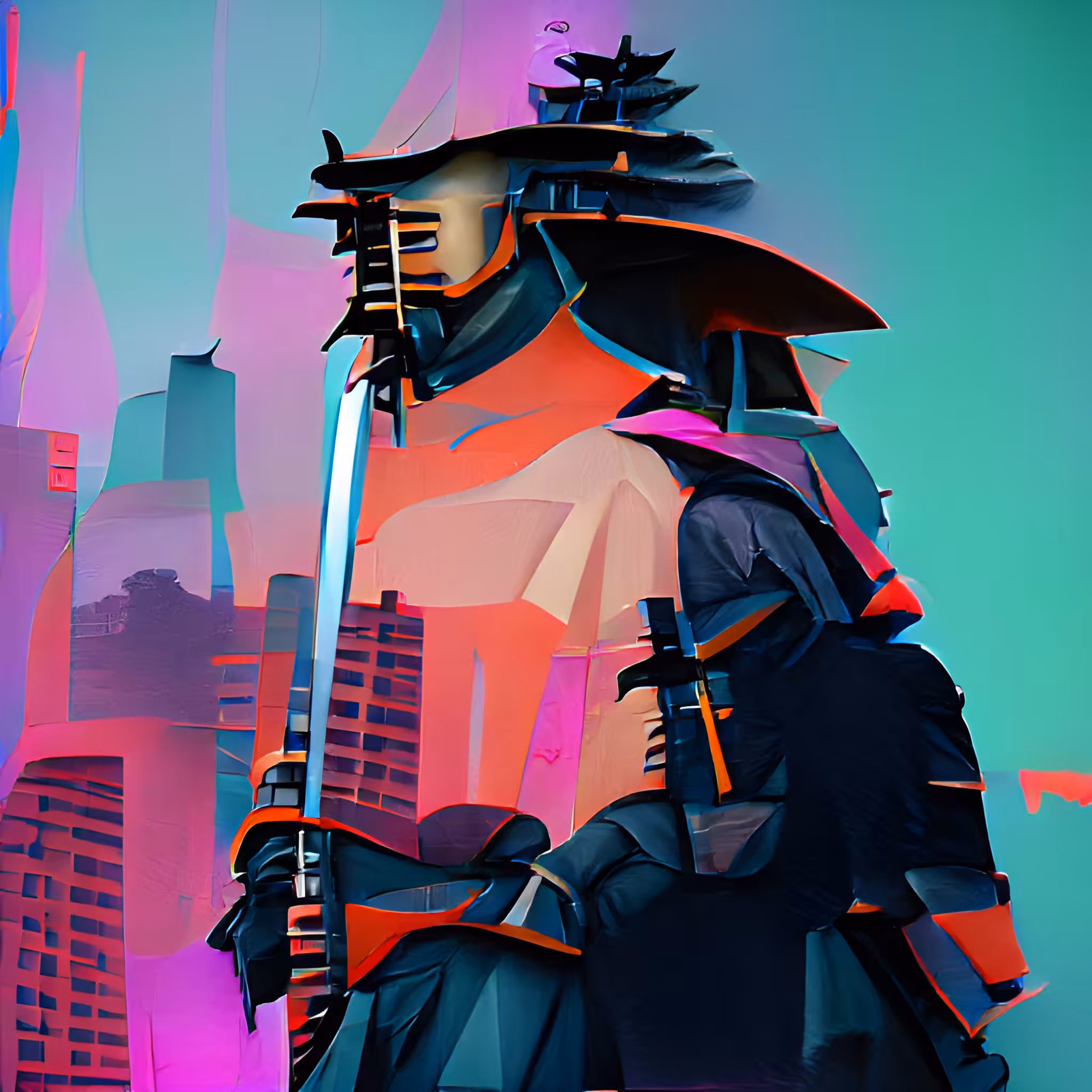 Cyberpunk Samurai #08
