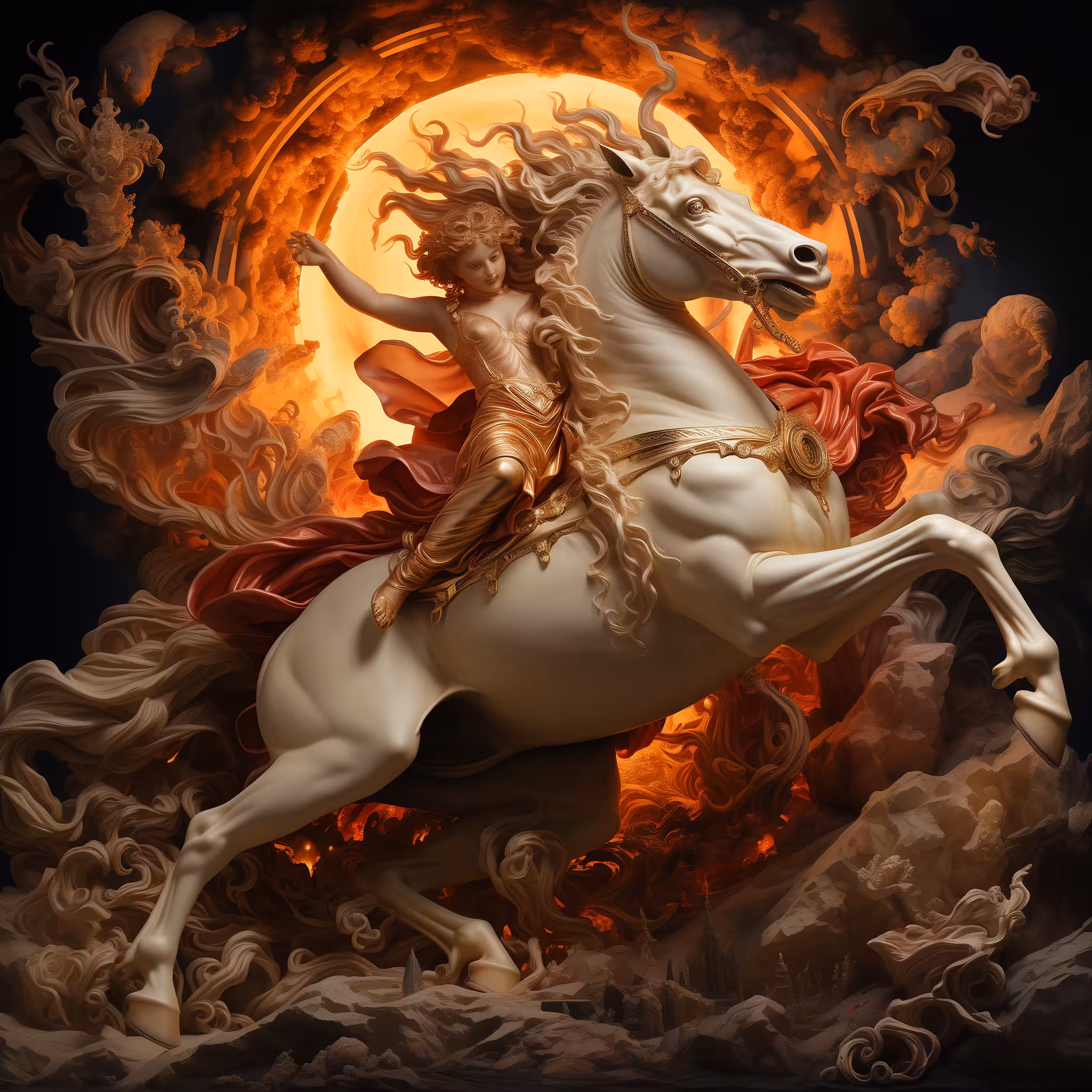 One-to-one series: Divine Canvas: Odyssey of the Gods in Greek Mythological Splendor
