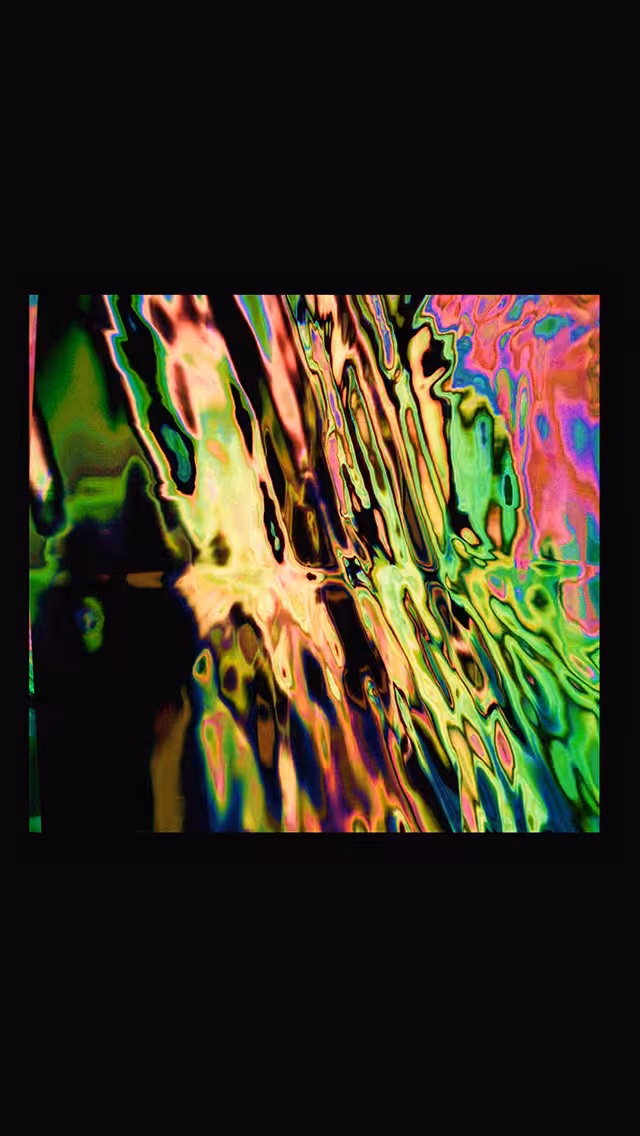 Oil on Oil - Computer on Mushrooms #3