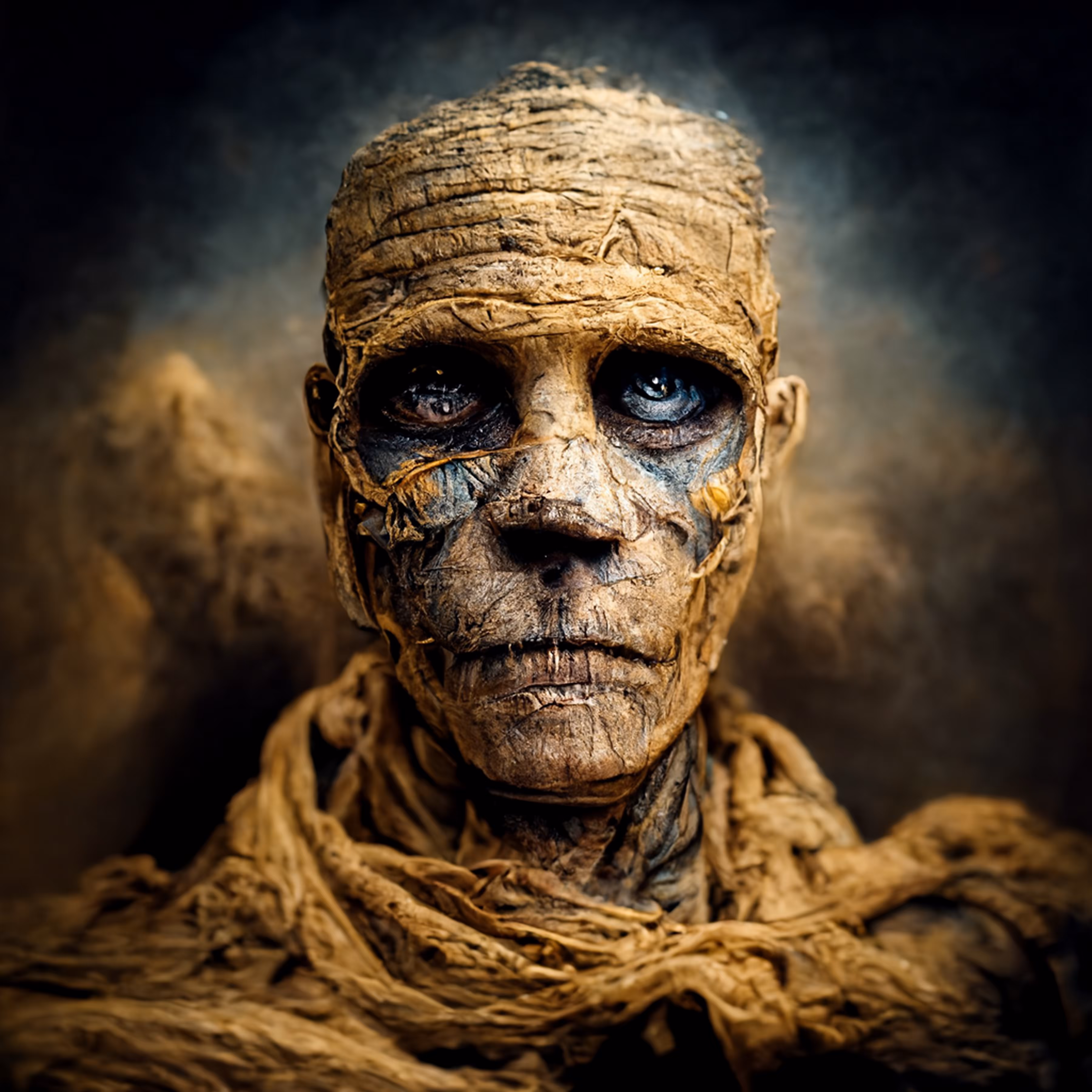 The Mummy by Sollog 1/1  From the Dark Art Collection by Sollog  #darktez 2022