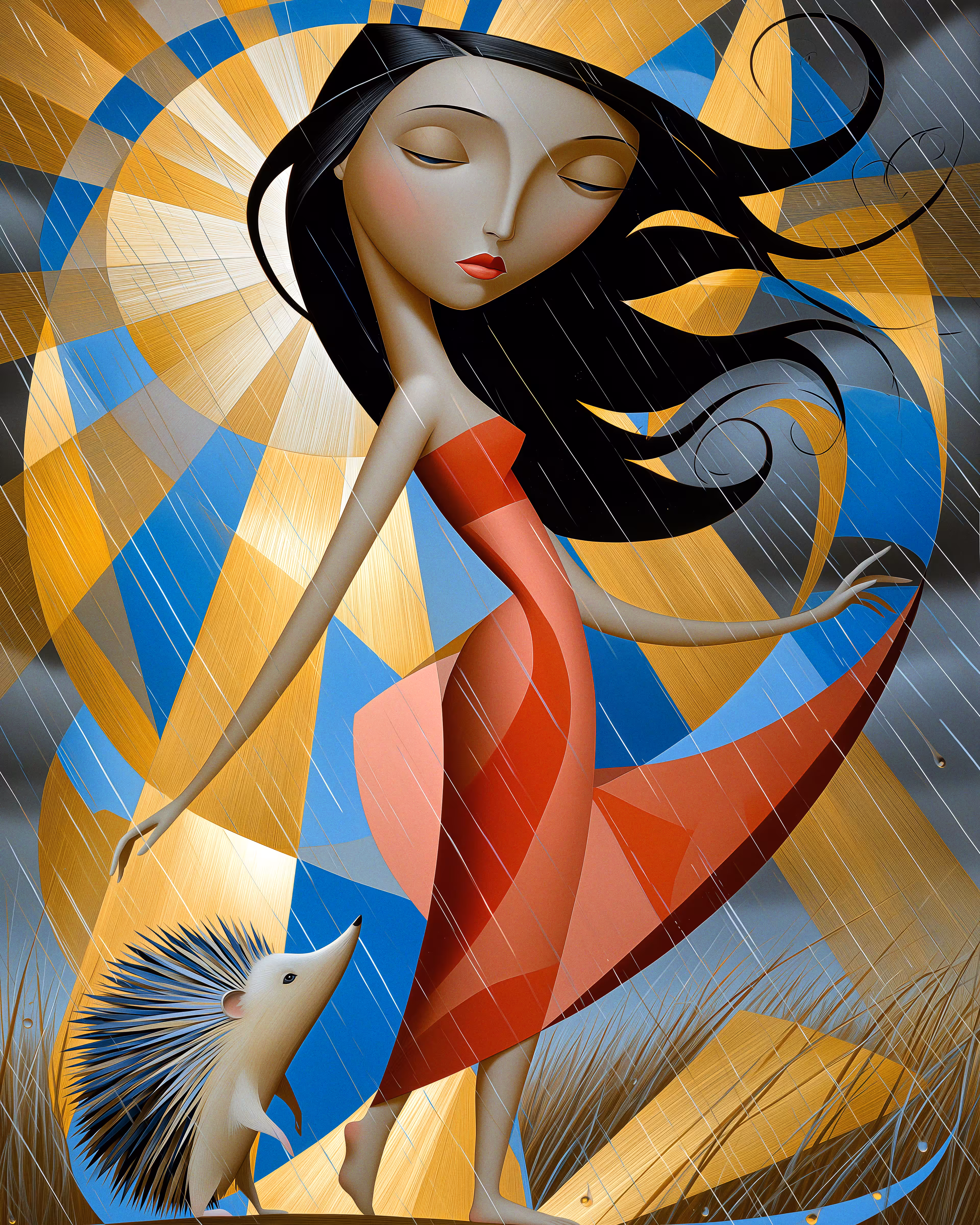 Warm Rain, Quiet Bristles.