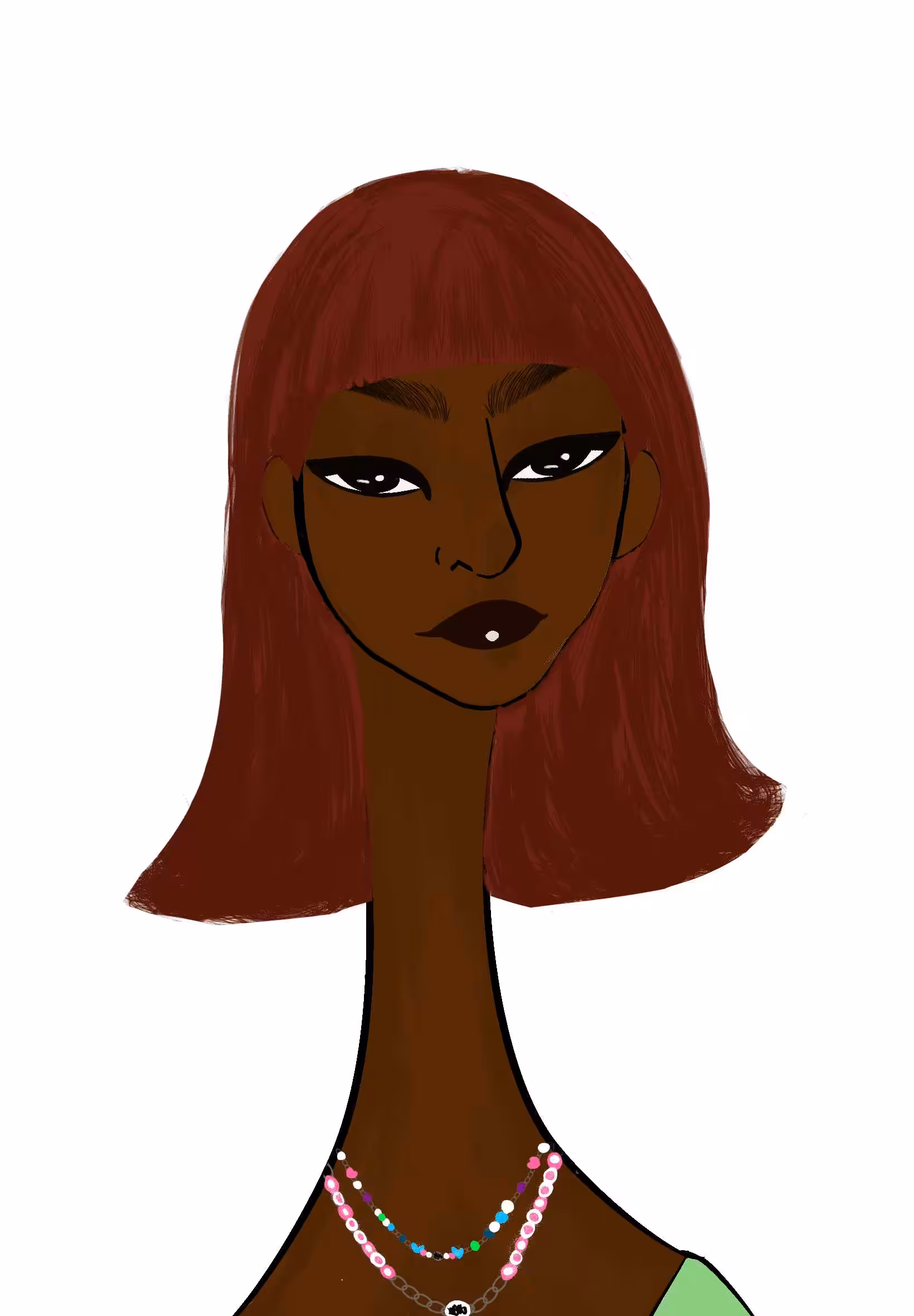 Long Neckie Lady #50