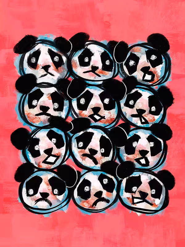 Moody Pandas