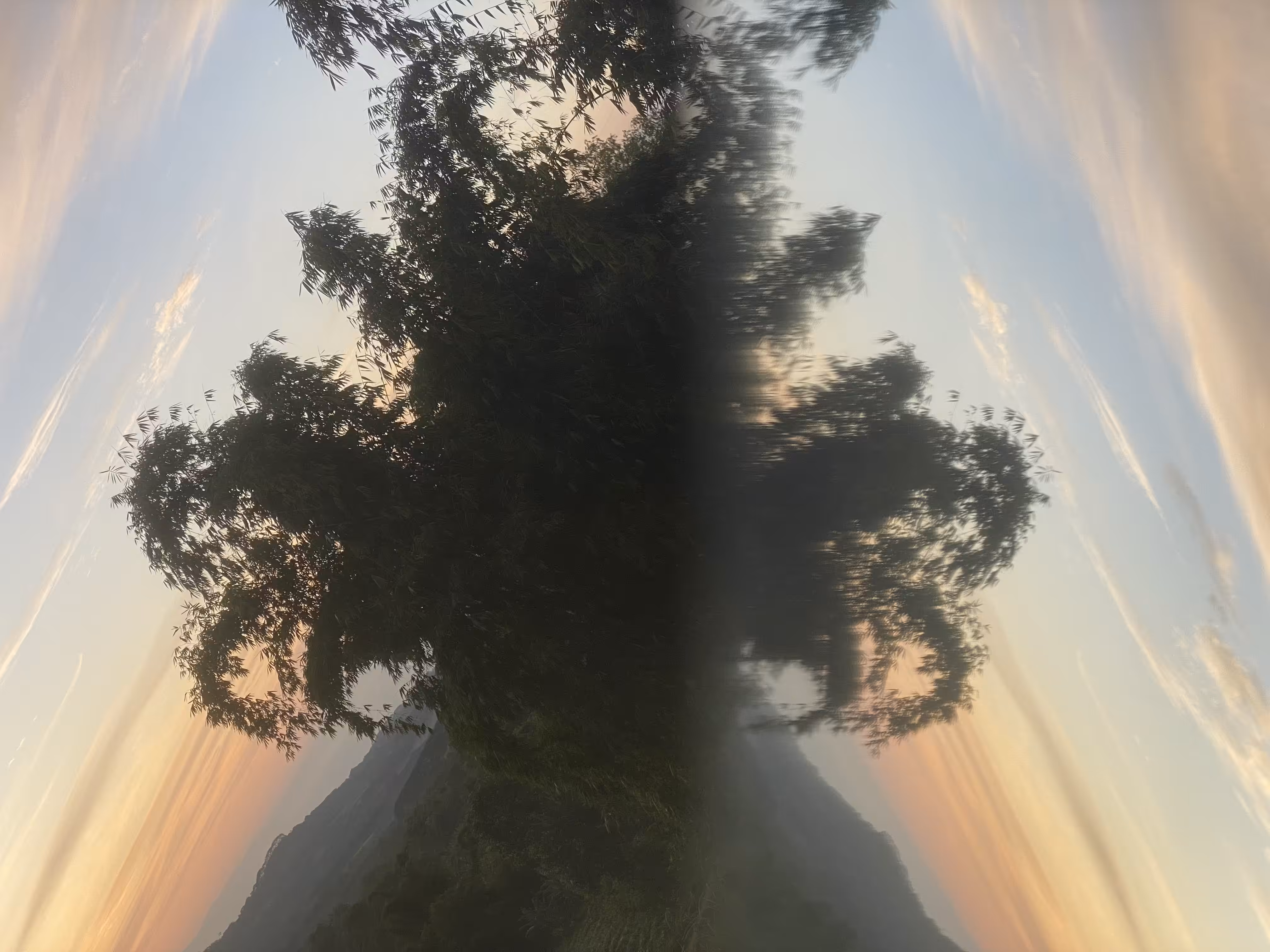 Distorted sunrise 