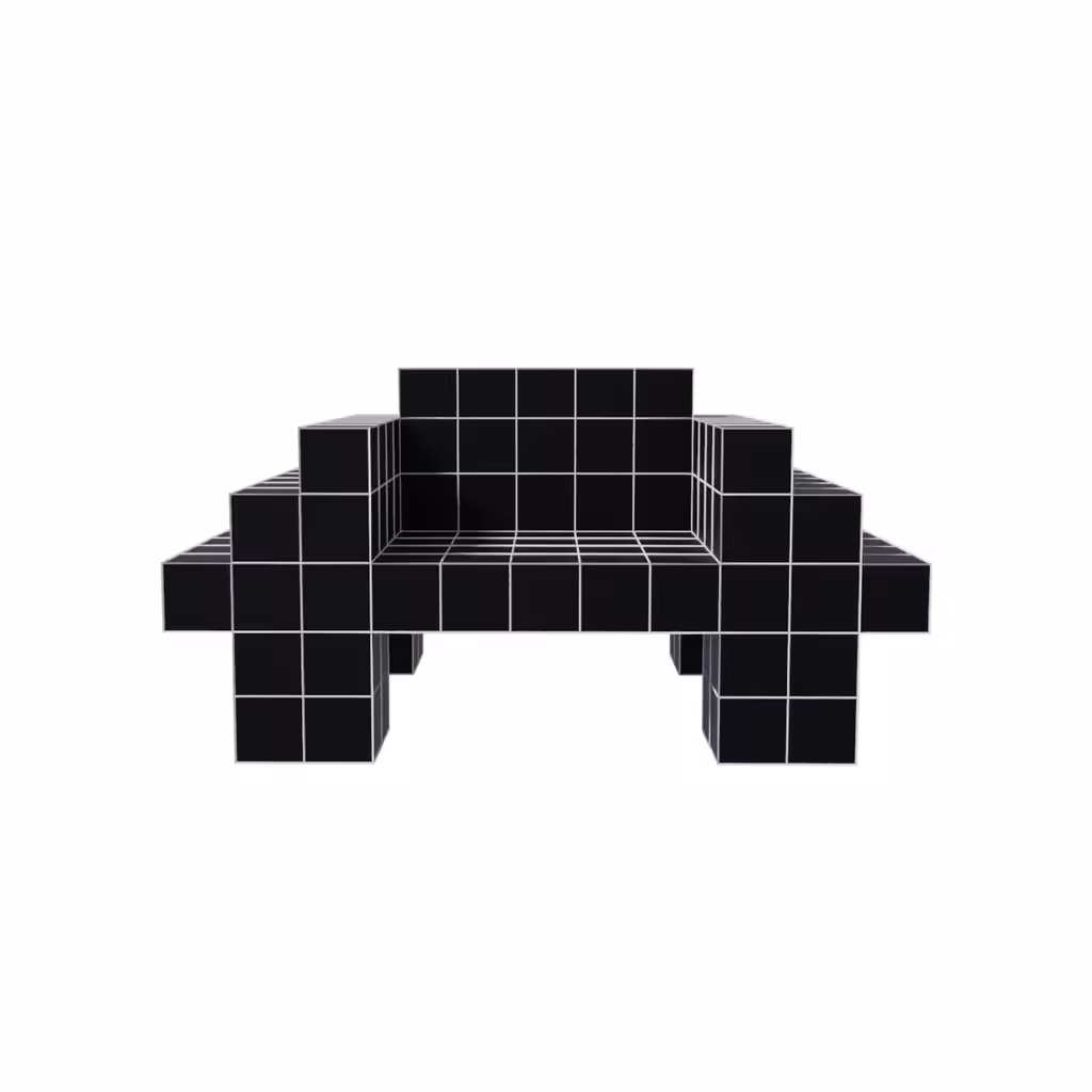Gridded chair_